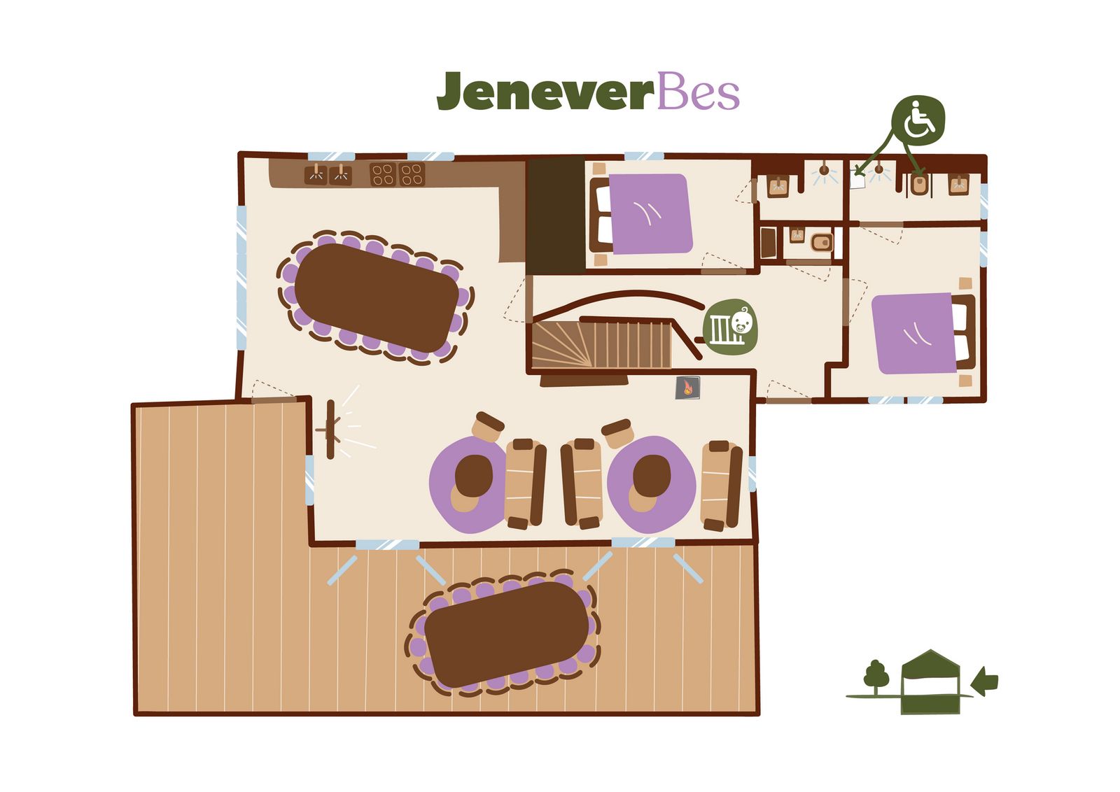 Guest house 540221 - Holiday property Vechtstreek - Familiehuis de Jeneverbes