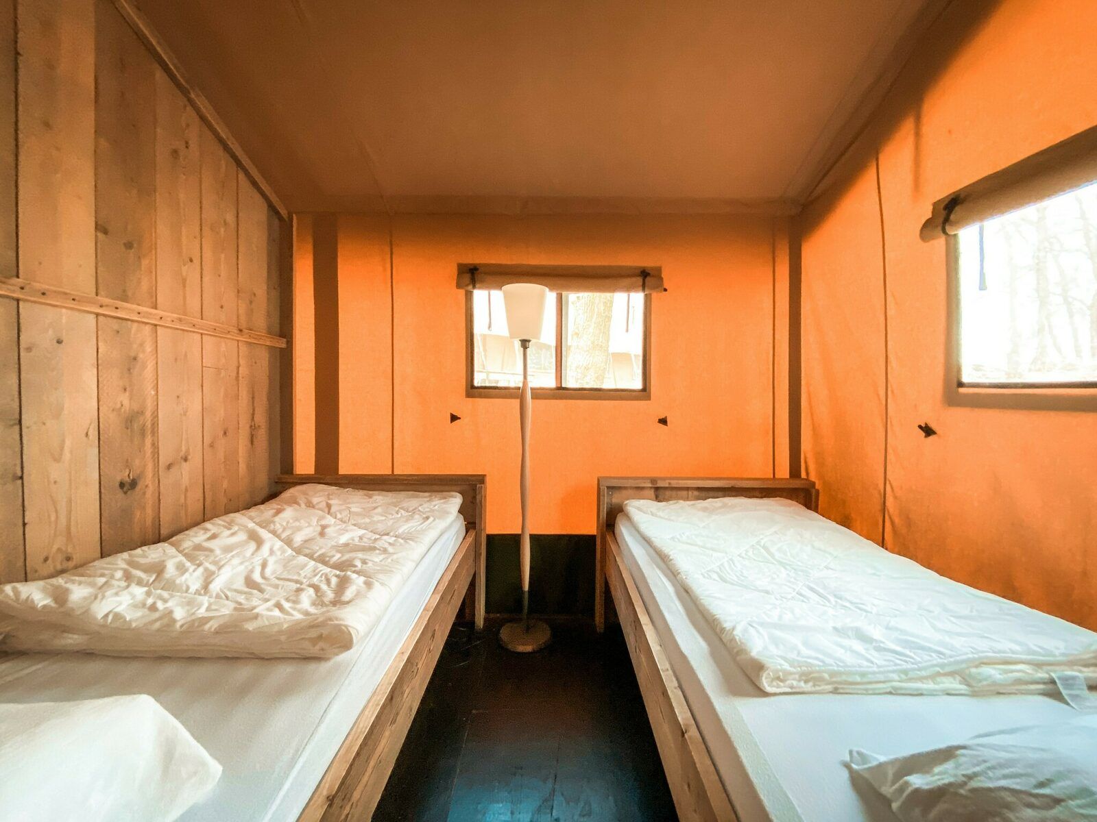 Etagenbett im Ferienhaus Summer Lodge in Beerze, ideal fuer Familien in der Region Vecht, Overijssel.