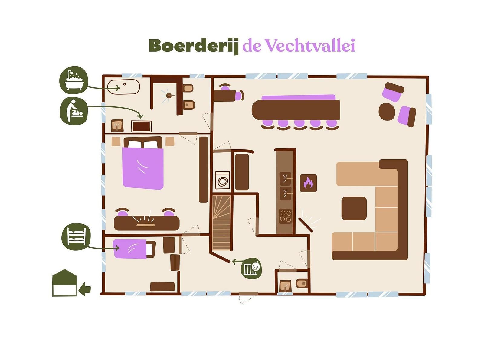 Unterkunft 540243 - Ferienhaus Vechtstreek - Boerderij de Vechtvallei - voor 6 personen