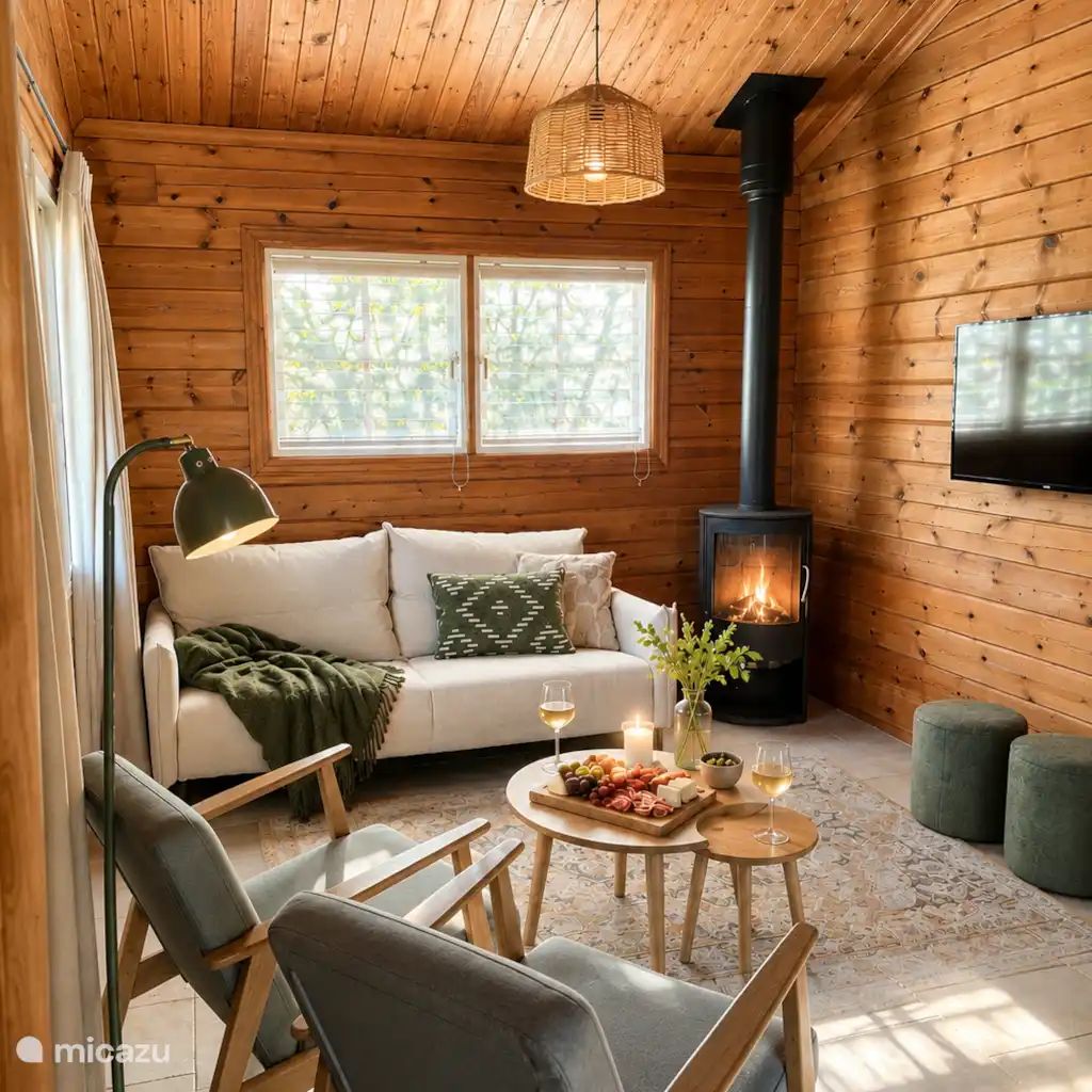 Unterkunft 540449 - Ferienhaus Vechtstreek - Houten huis vrij uitzicht privetuin