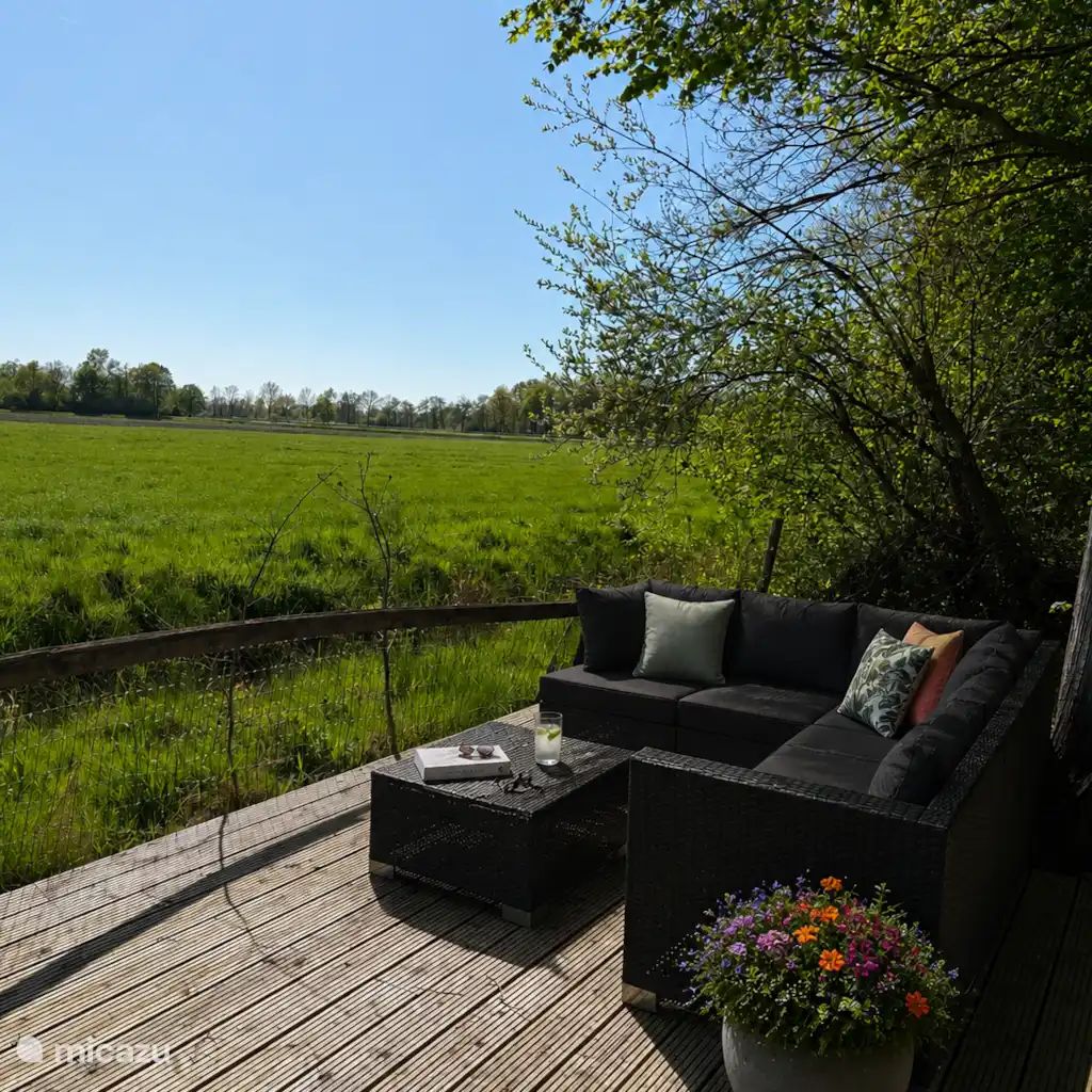 Unterkunft 540449 - Ferienhaus Vechtstreek - Houten huis vrij uitzicht privetuin