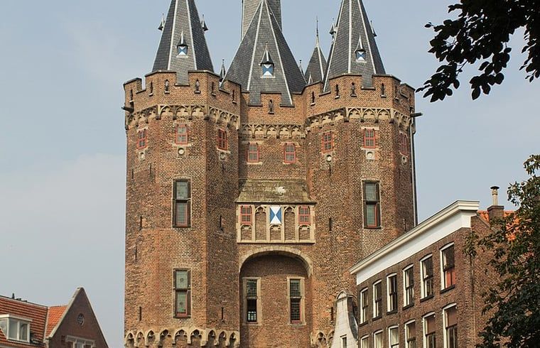 Historischer Turm bei Ferienhaus in Dalfsen, Overijssel.