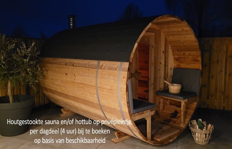 Gezellige sauna-ervaring bij Vakantiehuis in Balkbrug, Vechtstreek.