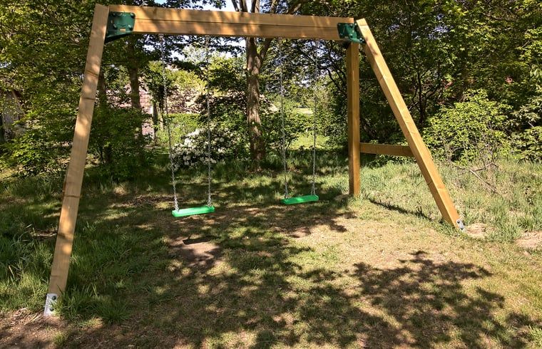 Schommels in de tuin van Vakantiehuis in Lemele, Archem, omgeven door natuur, Overijssel.