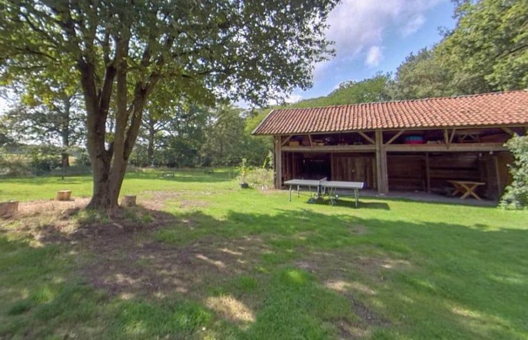 Overdekte buitenruimte bij Vakantiehuis in Lemele, Archem, ideaal voor ontspanning, Overijssel.