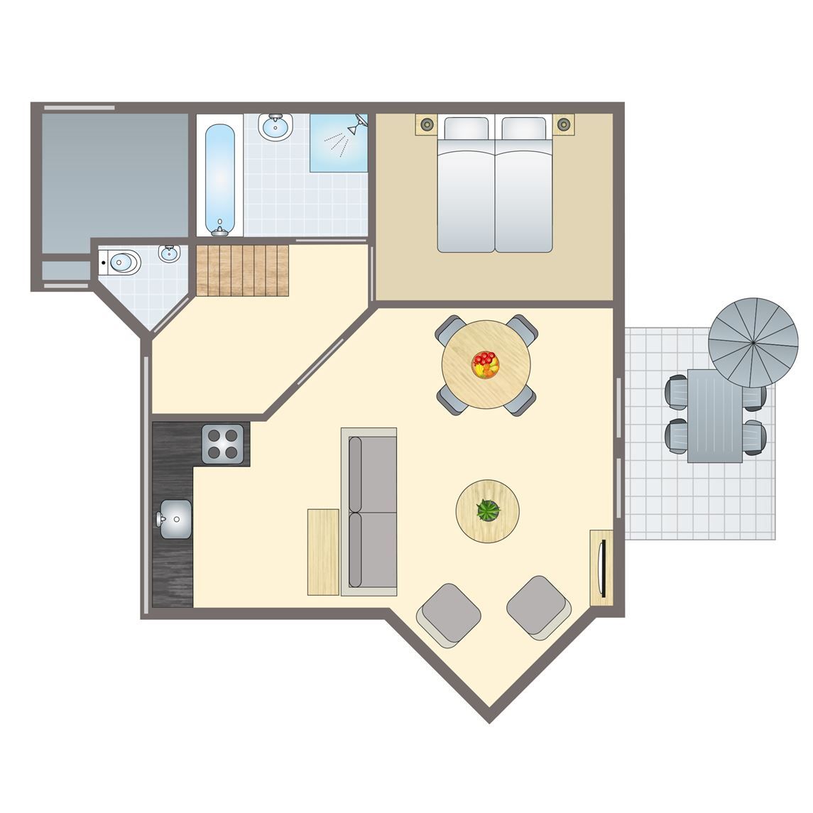 Unterkunft 542326 - Bungalow Vechtstreek - De Vlegge | 4-persoons bungalow | 4BL