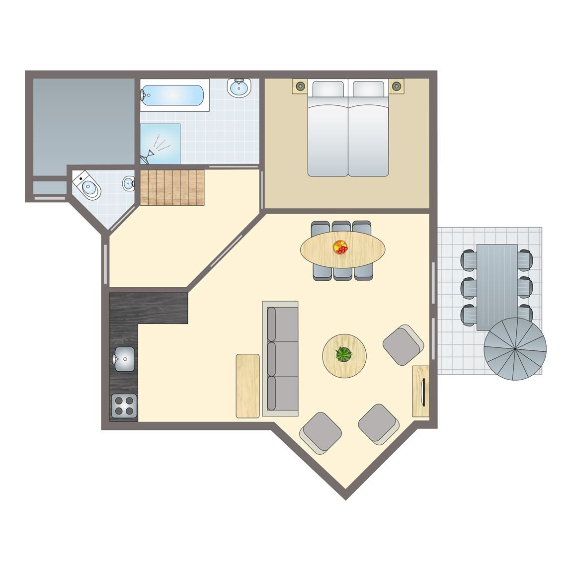 Unterkunft 542332 - Bungalow Vechtstreek - De Vlegge | 6-persoons bungalow | 6DL