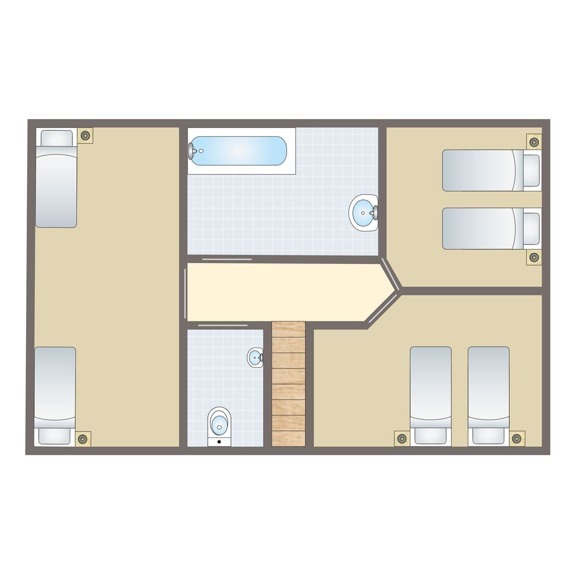 Guest house 542333 - Bungalow Vechtstreek - De Vlegge | 8-persoons bungalow | 8E