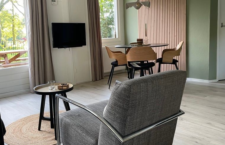 Stilvolle Sitzecke im Ferienhaus in Lemele, Vechtstreek, Overijssel.