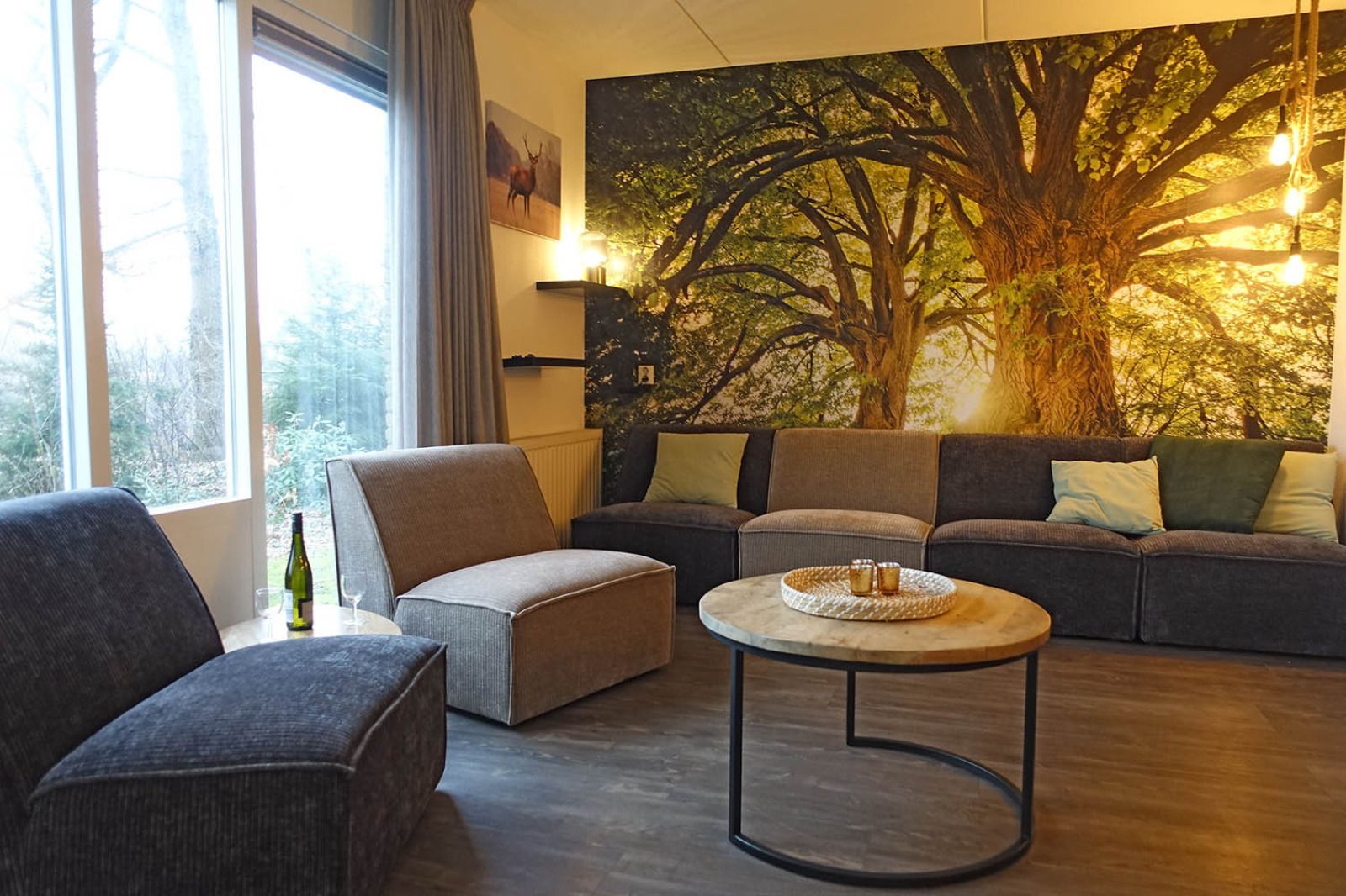 Spacious dining room in OV675 vacation home, Lemele, Vechtstreek, Overijssel.