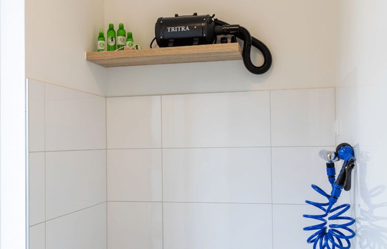 Practical dog washroom in Cottage in Radewijk, Vechtstreek, Overijssel.