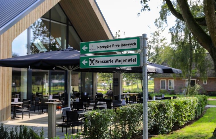 Brasserie and reception at Huisje in Radewijk, vacation accommodation in the Vecht region.