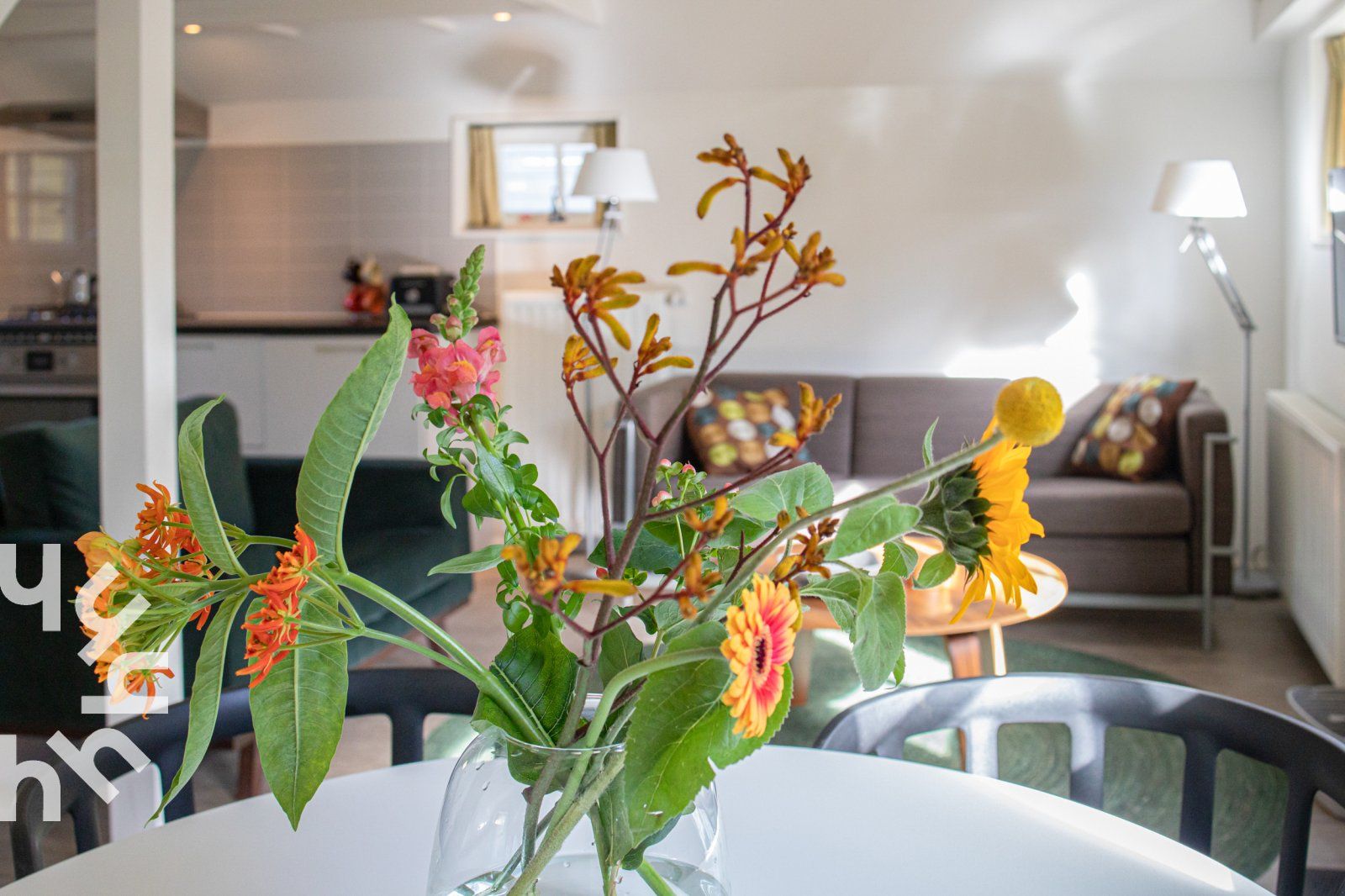 Grosser gruener Garten im Ferienhaus OV269 in Giethoorn, Nordwest Overijssel, ideal fuer Erholung.