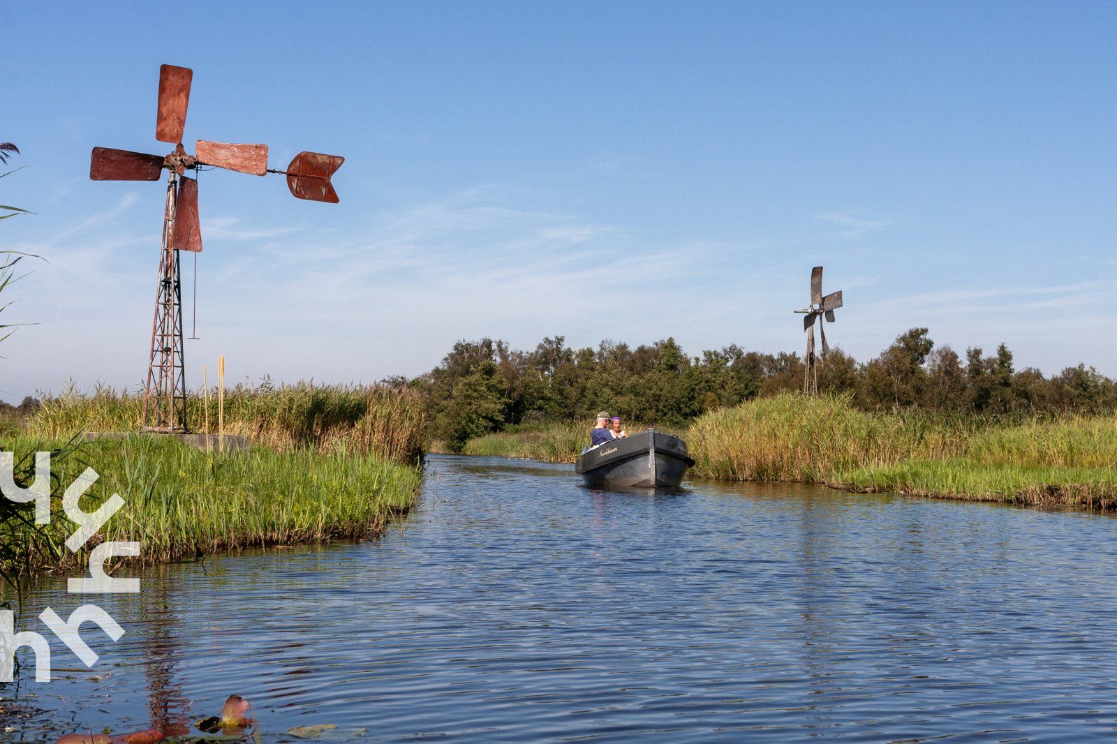 Stilvolles Badezimmer im modern eingerichteten Ferienhaus OV535 in Giethoorn in Nordwest Overijssel, Overijssel.