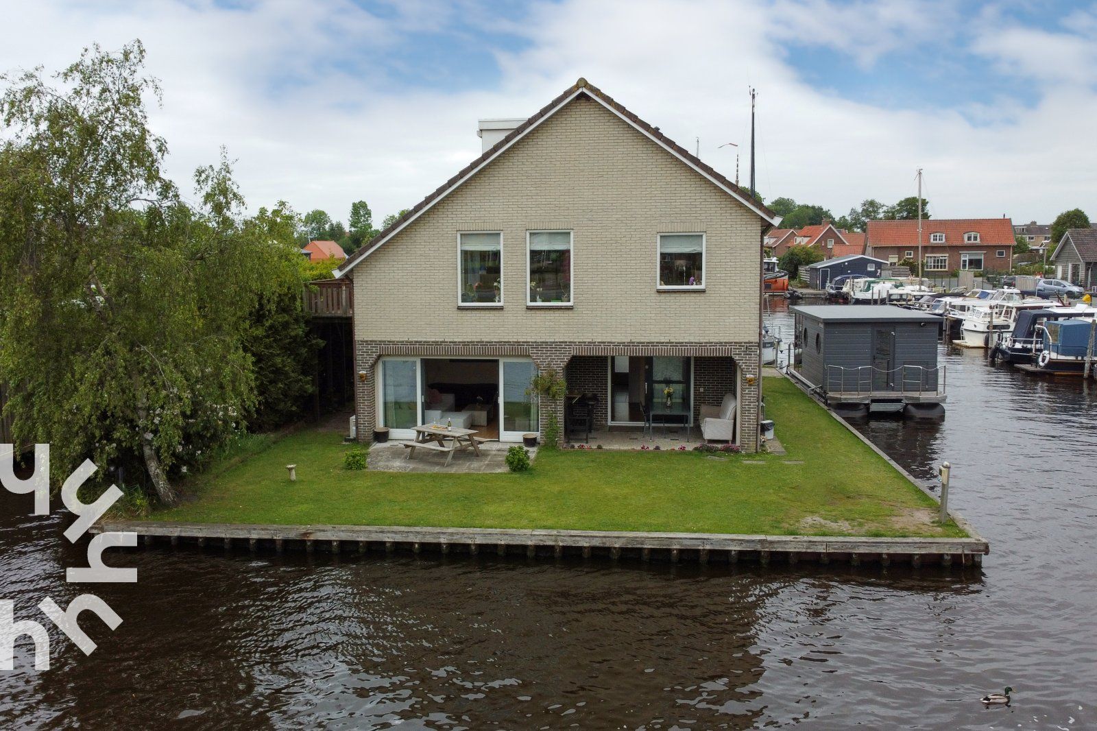 OV007 Ferienhaus in Giethoorn mit Blick auf das Wasser, Nordwest Overijssel, Overijssel.