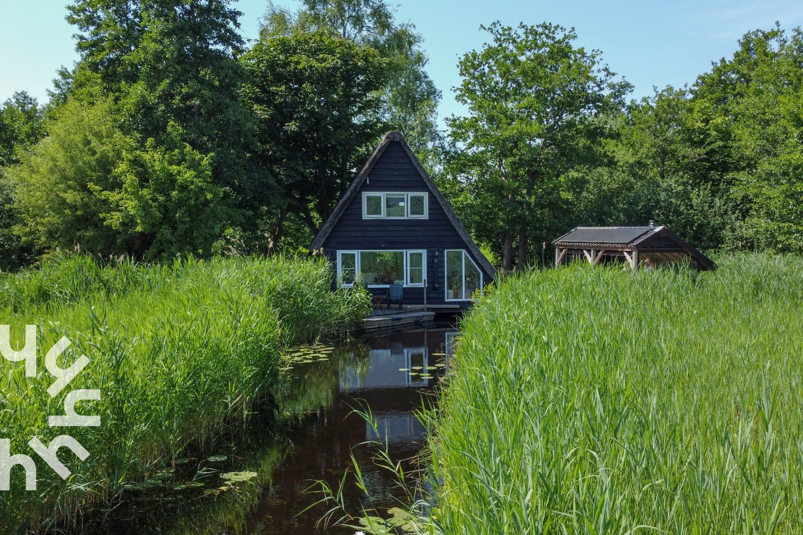 Sicherheitszaun im Ferienhaus OV465, Giethoorn, ideal fuer Familien.