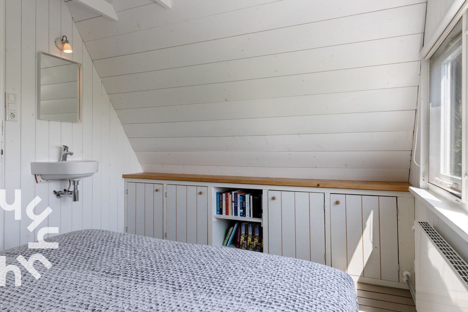 Offene Tueren zur Terrasse im Ferienhaus OV465 Giethoorn, Overijssel.