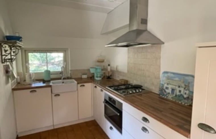 Fully equipped kitchen in Holiday home in IJhorst, ideal for culinary adventures in Overijssel.