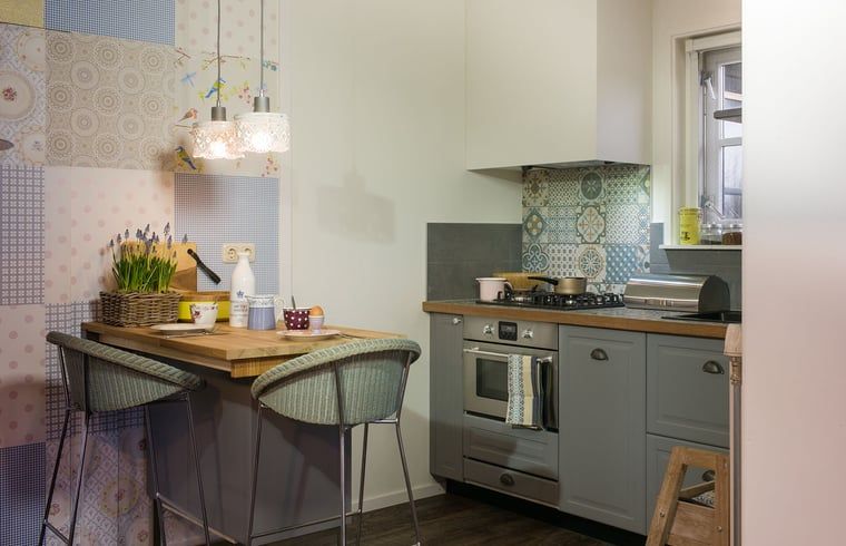 Gezellige keuken in Vakantiehuis in Kalenberg, Noordwest Overijssel, Overijssel.