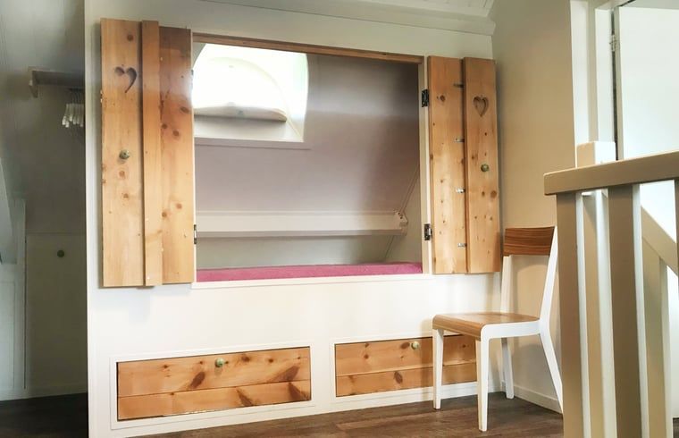 Unieke slaapruimte in Vakantiehuis in Kalenberg, Noordwest Overijssel, Overijssel.