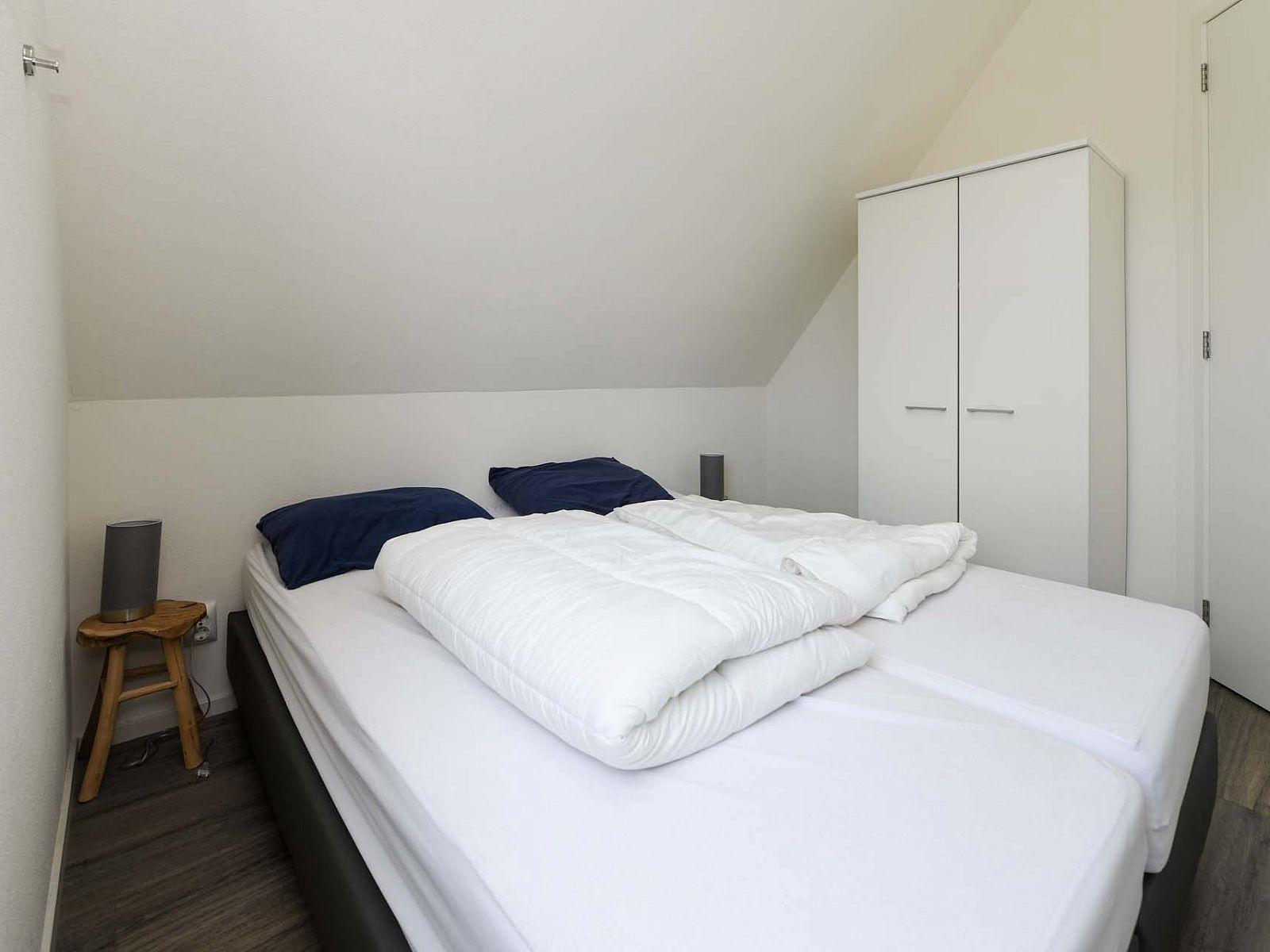 Gemtliches Schlafzimmer in freistehendem Haus in Ossenzijl, Nordwest Overijssel, Overijssel.