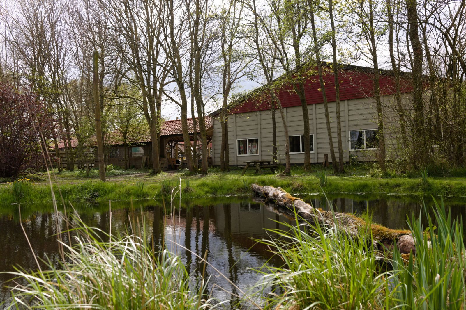 OV669 vacation home in Blokzijl overlooking pond and green surroundings in Northwest Overijssel.