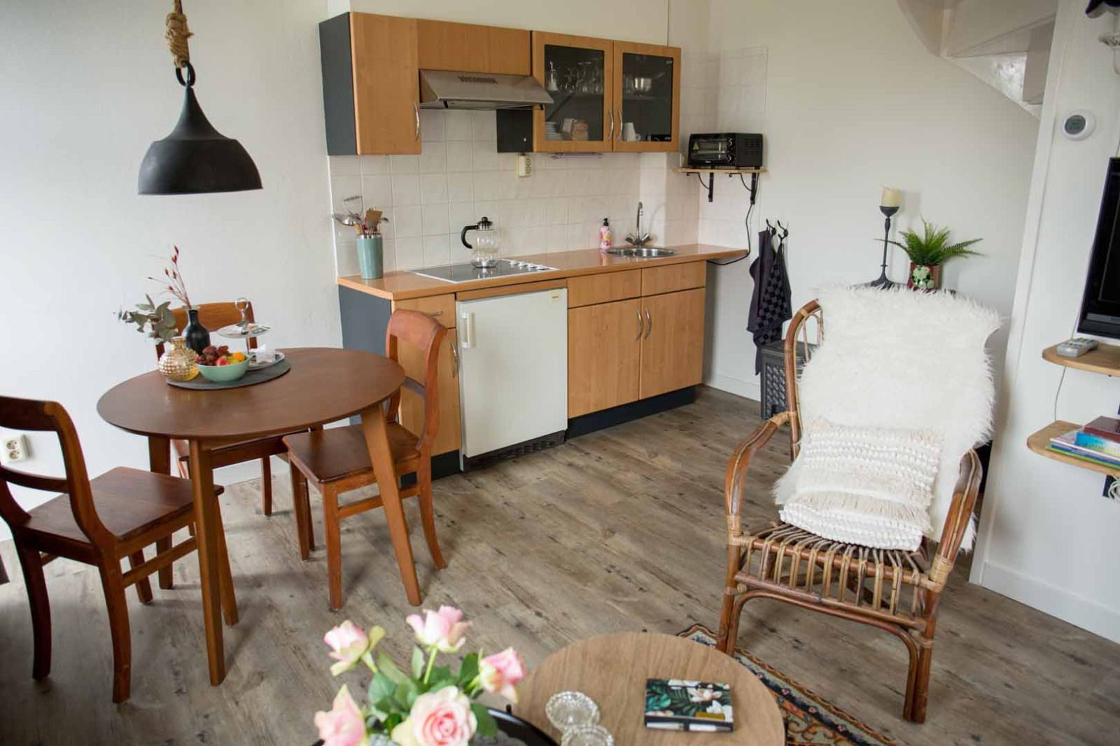 Picturesque view of Blokzijl from OV684 vacation home, serene waterfront in Northwest Overijssel, Overijssel.