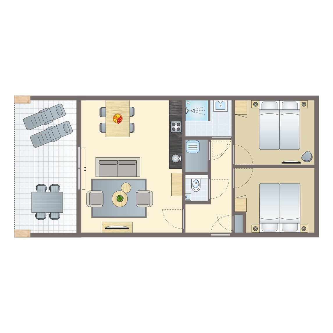 Unterkunft 552329 - Bungalow Noordwest Overijssel - 4-persoons woning | 4CE2