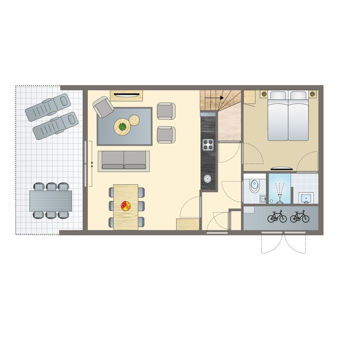 Unterkunft 552330 - Bungalow Noordwest Overijssel - 6-persoons woning | 6CE