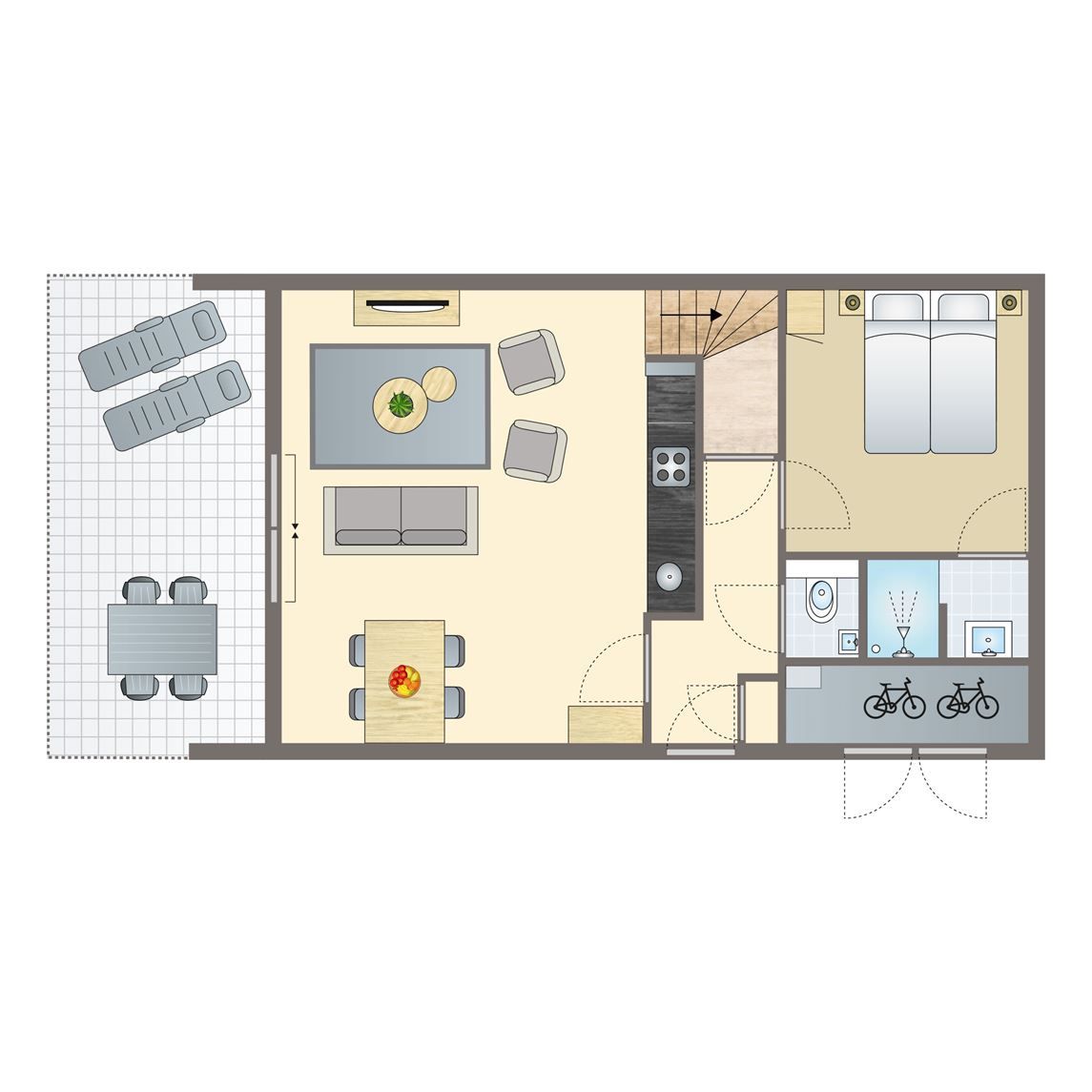 Unterkunft 552332 - Bungalow Noordwest Overijssel - 4-persoons wellnesswoning | 4ELW