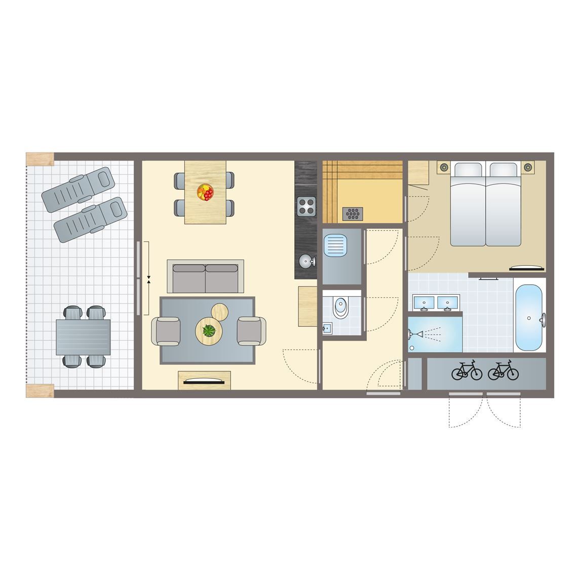 Unterkunft 552333 - Bungalow Noordwest Overijssel - 2-persoons wellnesswoning | 2ELW