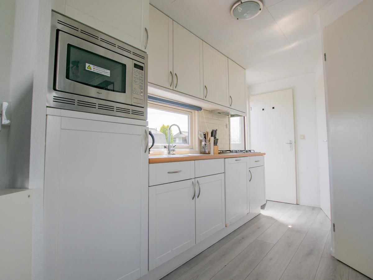 Stijlvolle keuken van Blauwborst 24-18 vakantiehuis in Breukelen, Utrecht