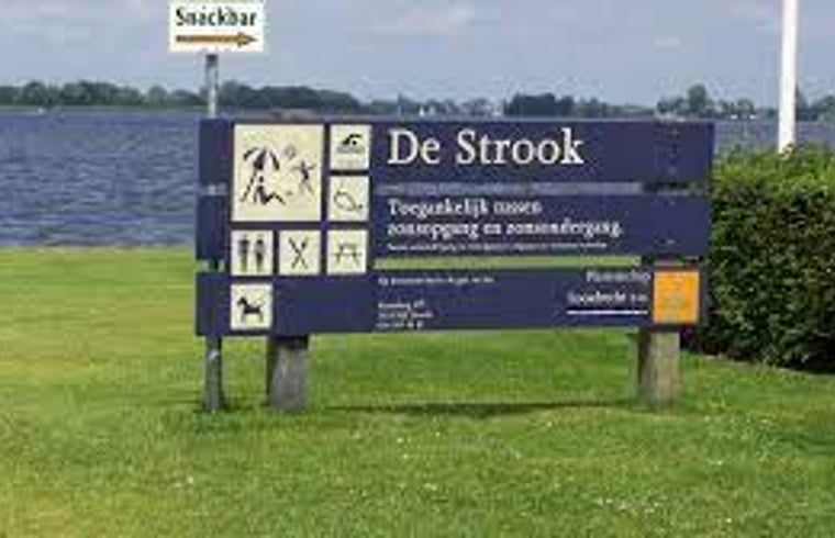 Informatiebord bij recreatiegebied De Strook, nabij Huisje in Tienhoven, vakantieaccommodatie in Tienhoven, Utrecht.