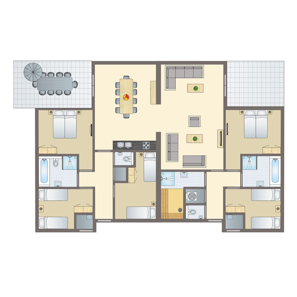 Unterkunft 570123 - Bungalow Utrechtse Heuvelrug - Amerongse Berg | 10-persoons woning | 10L