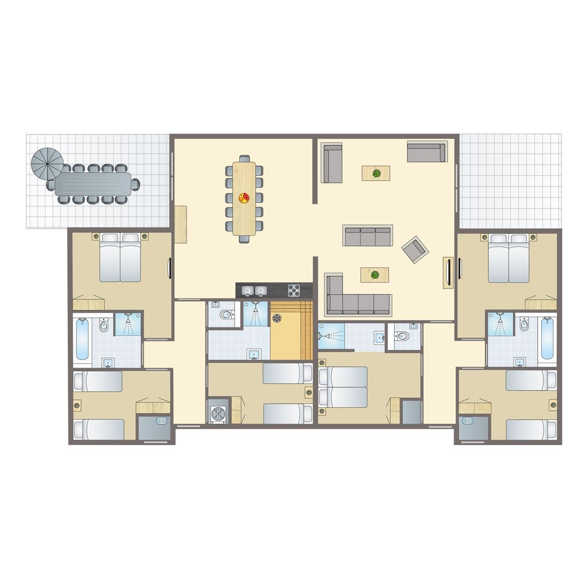Verblijf 570132 - Bungalow Utrechtse Heuvelrug - Amerongse Berg | 12-persoons woning | 12L