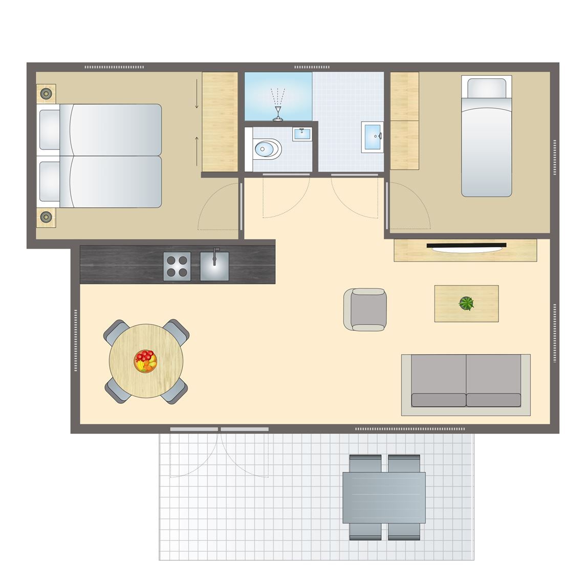 Verblijf 5707110 - Bungalow Utrechtse Heuvelrug - 4-persoons Lodge | 4B3