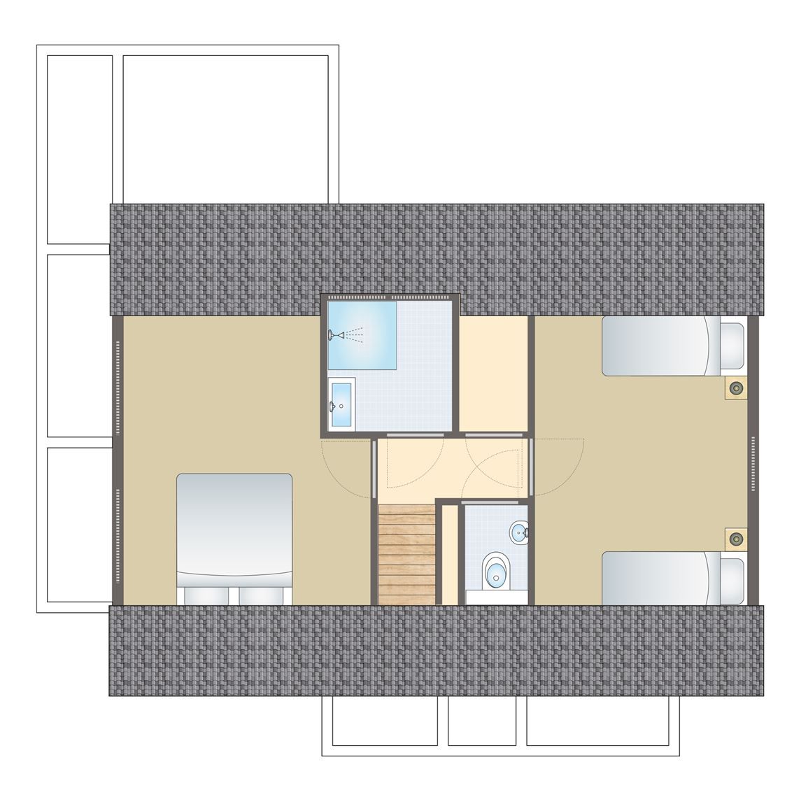 Unterkunft 5707121 - Bungalow Utrechtse Heuvelrug - 6-persoons bungalow | 6C