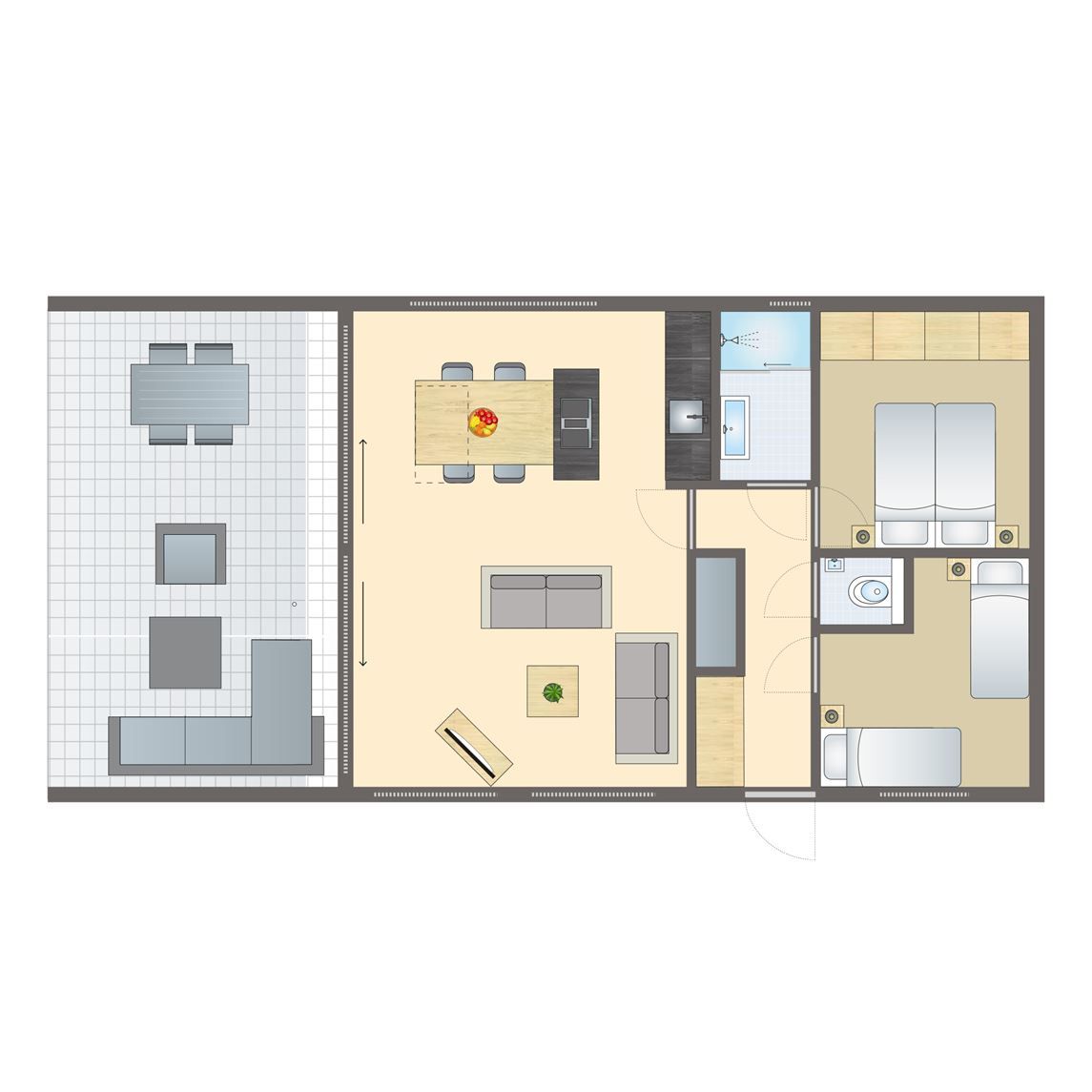 Verblijf 5707128 - Bungalow Utrechtse Heuvelrug - 4-persoons Culinair Lodge | 4B5