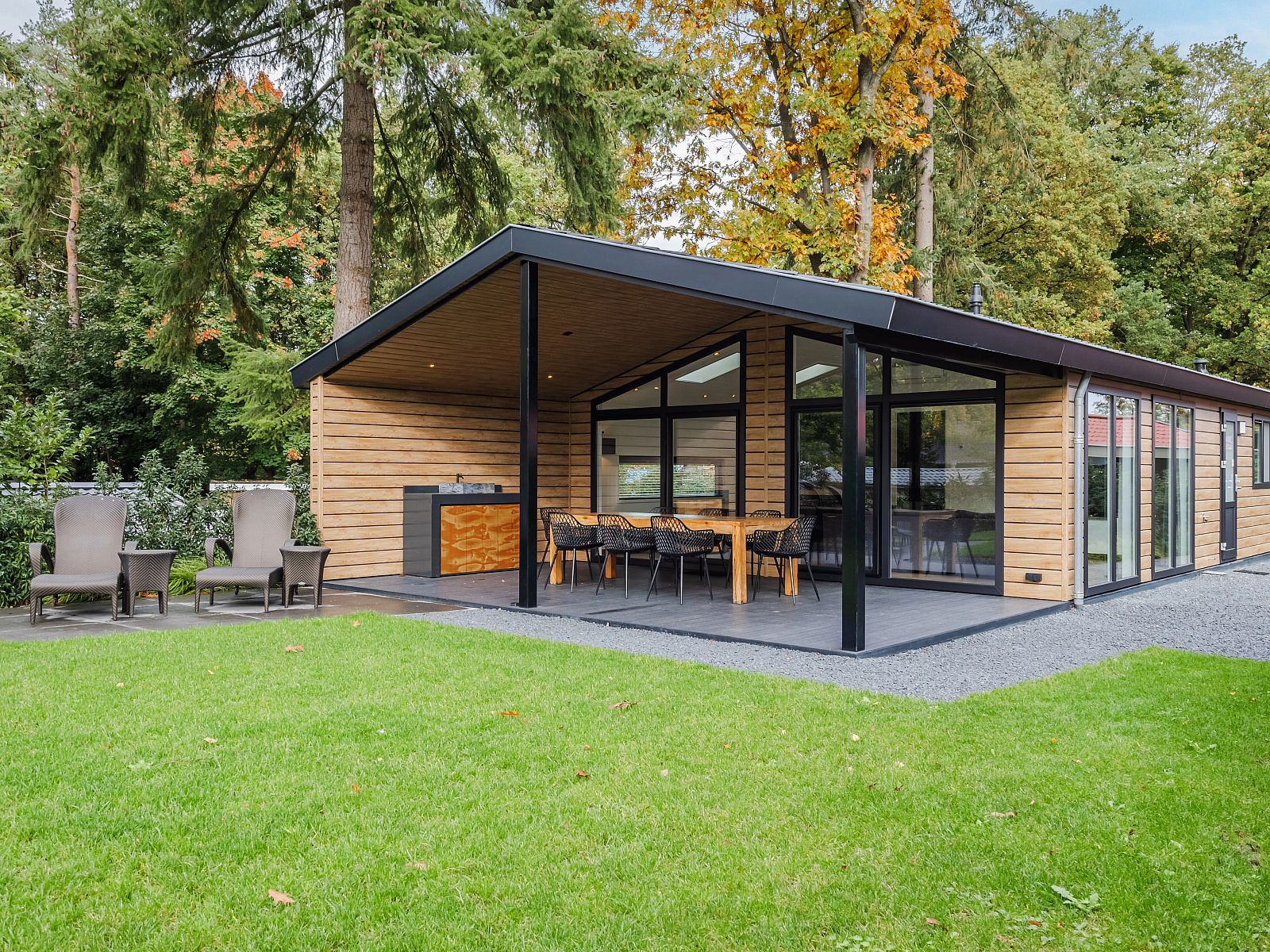 Verblijf 5707128 - Bungalow Utrechtse Heuvelrug - 4-persoons Culinair Lodge | 4B5