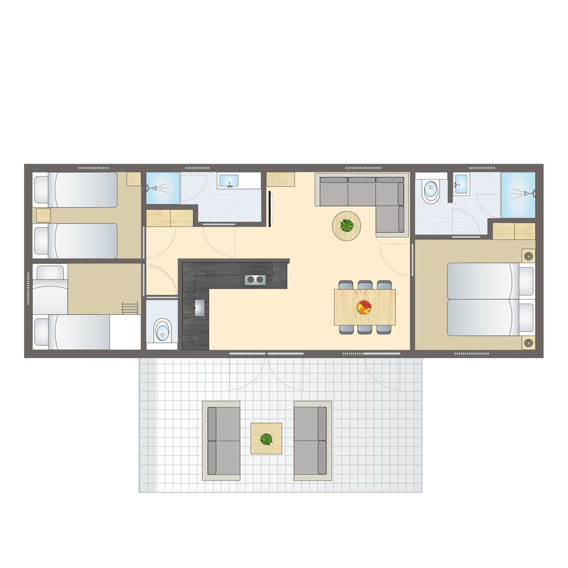 Verblijf 5707135 - Bungalow Utrechtse Heuvelrug - 4-6-persoons Cottage | 4-6B