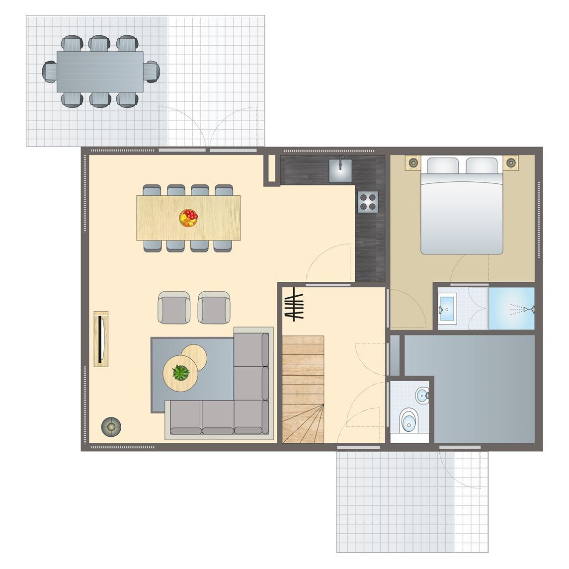 Unterkunft 5707144 - Bungalow Utrechtse Heuvelrug - 8-persoons villa | 8L