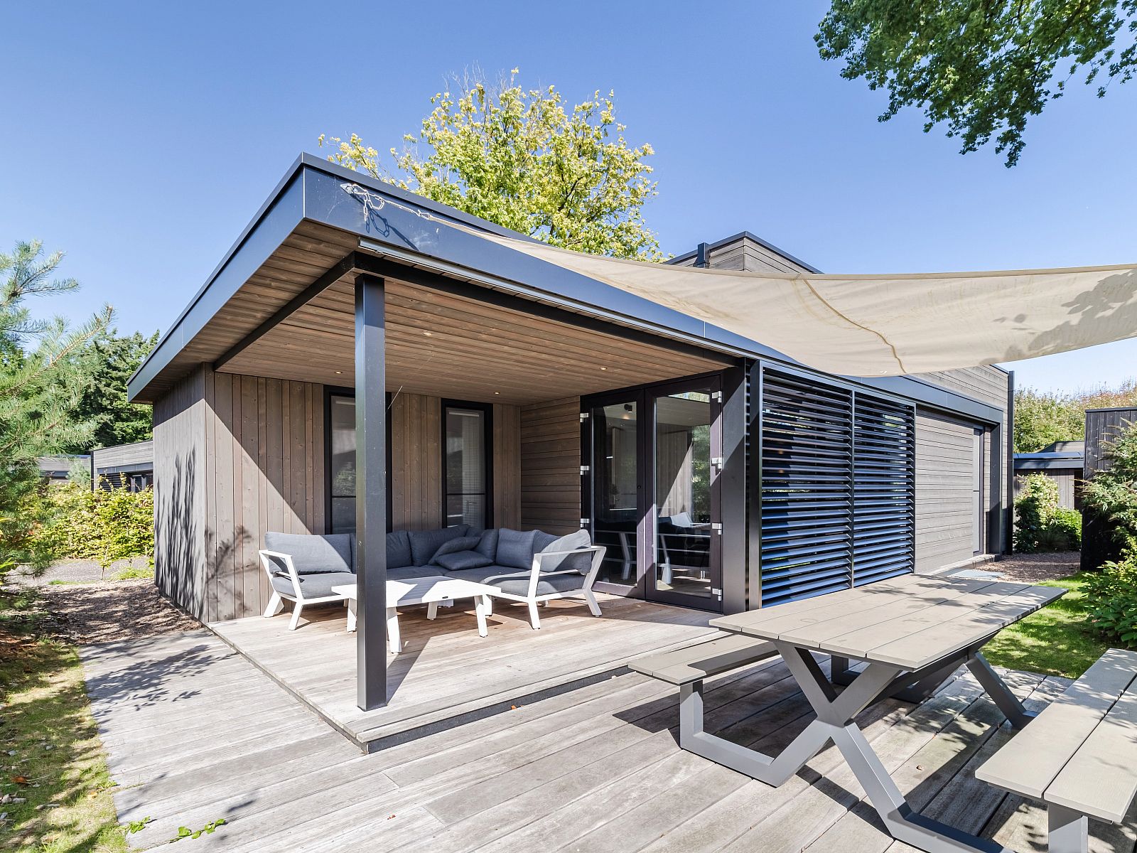 Unterkunft 5707146 - Bungalow Utrechtse Heuvelrug - 4-6 persoons Hottub Lodge | 4-6B2