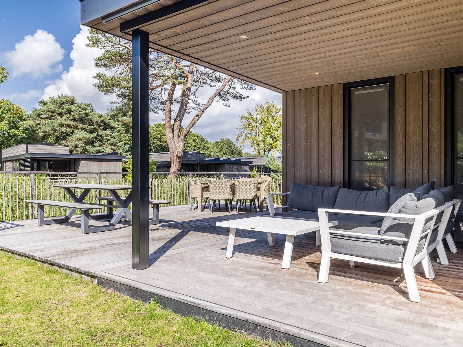 Unterkunft 5707148 - Bungalow Utrechtse Heuvelrug - 6 persoons Water & Hottub lodge | 6B3