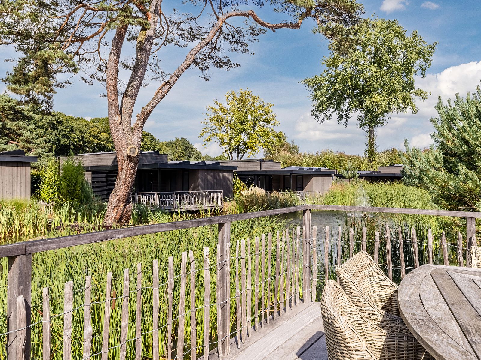 Unterkunft 5707149 - Bungalow Utrechtse Heuvelrug - 4-6 persoons Water Lodge | 4-6B1