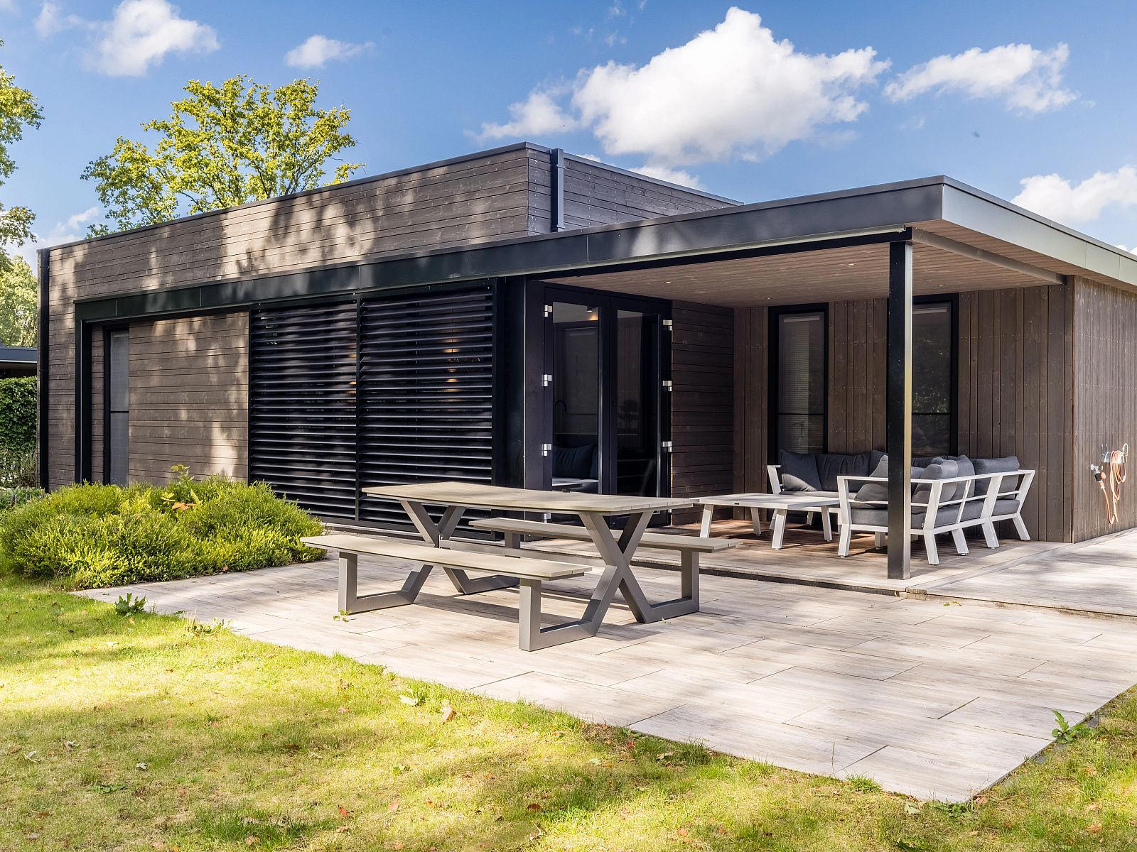 Unterkunft 5707153 - Bungalow Utrechtse Heuvelrug - 6 persoons Hottub Lodge | 6B2