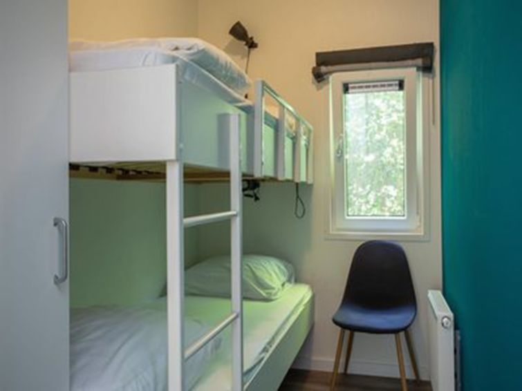 Kinderkamer in Vakantiehuis De Thijmse Berg in Rhenen, Utrecht, met stapelbed en speelse inrichting.