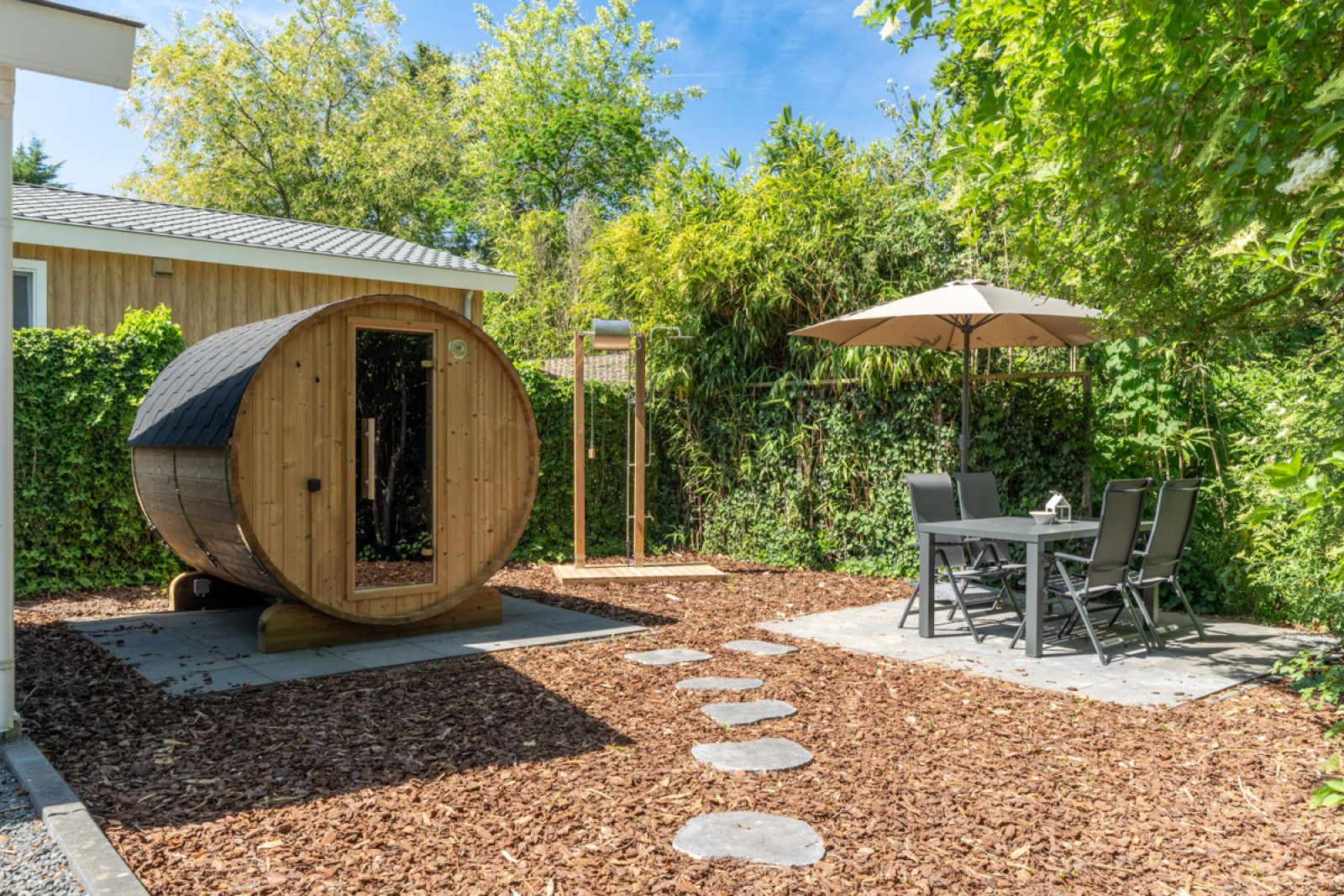 Unterkunft 570786 - Ferienhaus Utrechtse Heuvelrug - Wellness Cottage met prive Hottub en Sauna