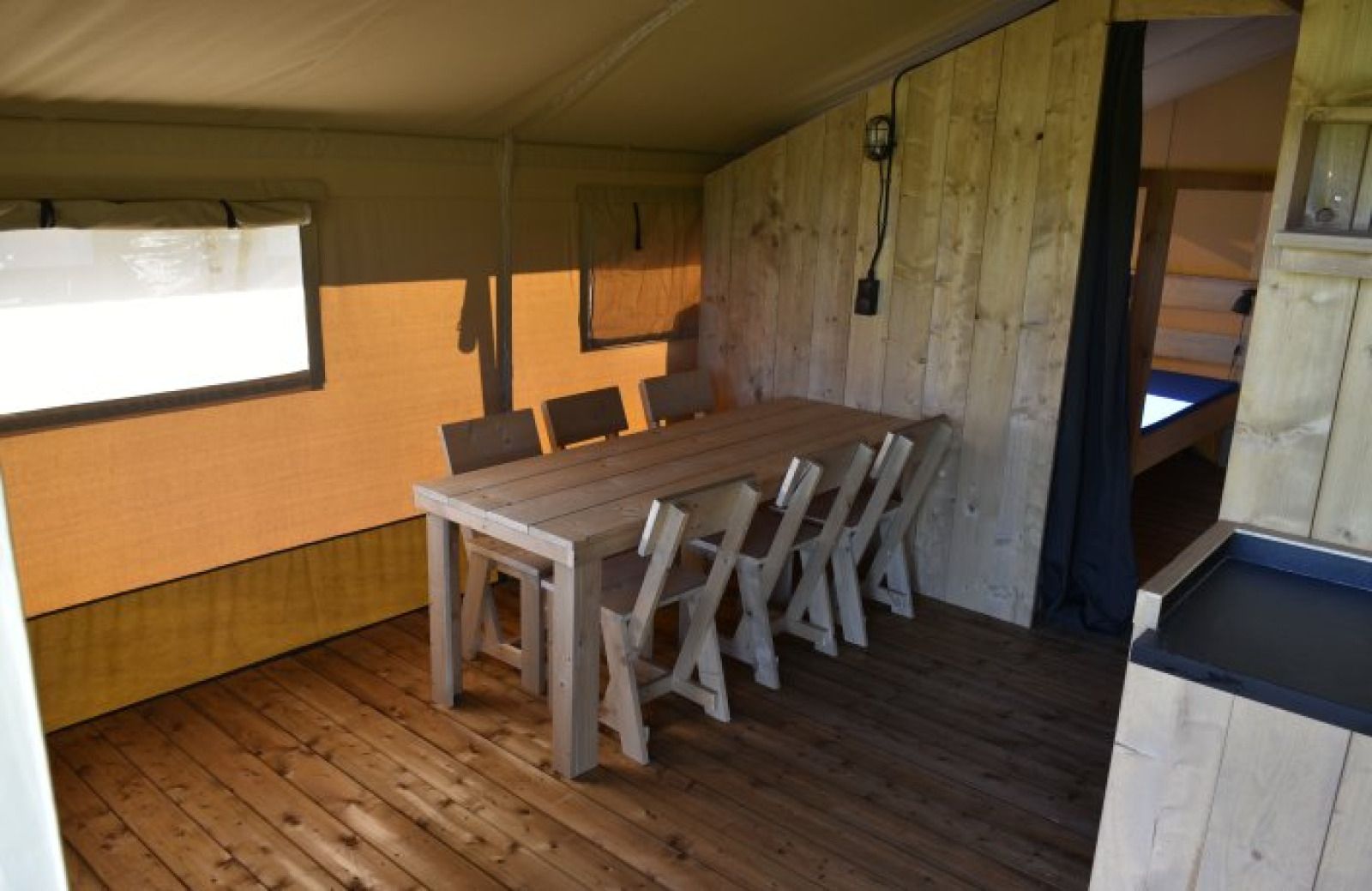 Verblijf 571112 - Tenthuis Utrechtse Heuvelrug - Safaritent + sanitair