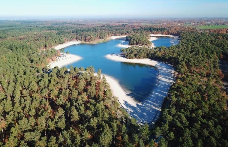 Prachtig uitzicht op de natuur rondom Huisje in Maarn, Utrechtse Heuvelrug.