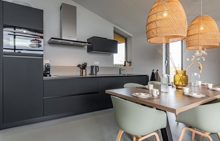 Stylish kitchen in Holiday home in Wissenkerke, Noord-Beveland, Zeeland.